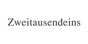 Zweitausendeins Logo