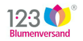 123 Blumenversand Logo