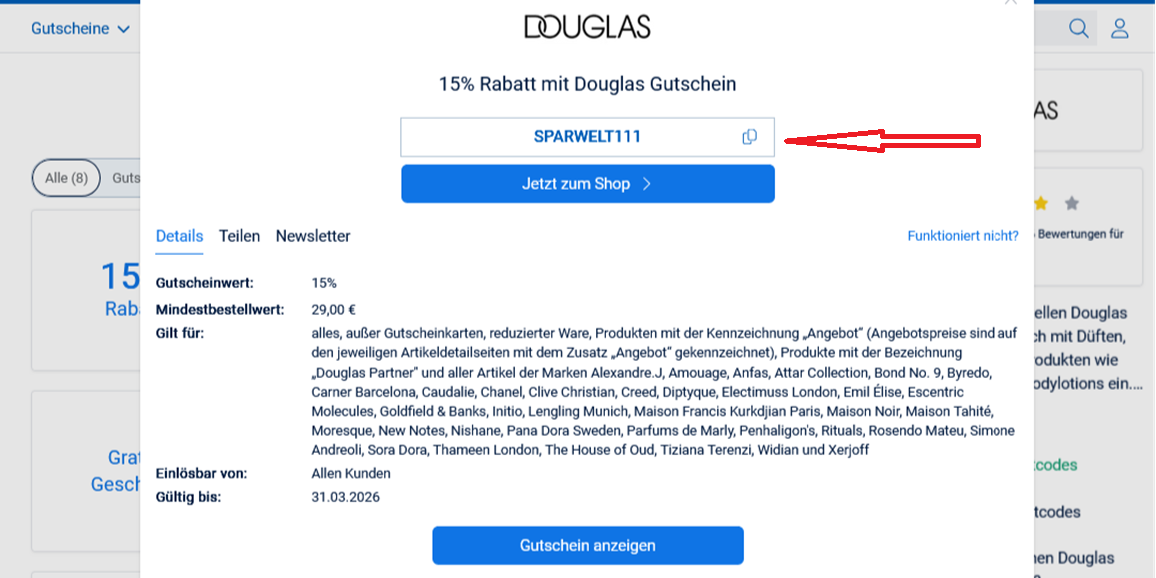 Douglas Rabattcode NEU.png